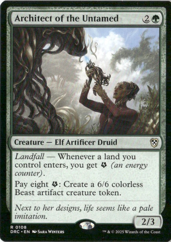 Architect of the Untamed - Commander: Aetherdrift