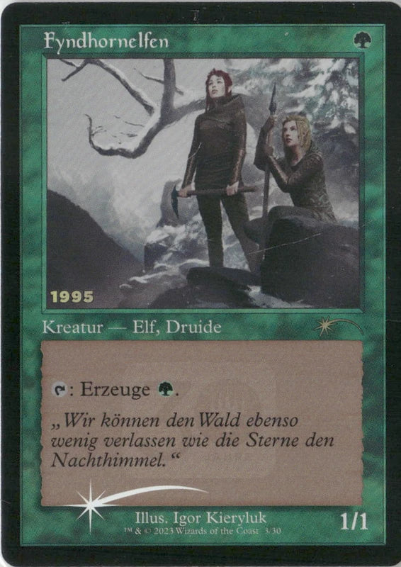 Scan Image | Fyndhorn Elves (DE Exclusive) - 30th Anniversary Promos | [8F67BEFE]