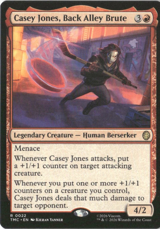 Casey Jones, Back Alley Brute - Commander: Teenage Mutant Ninja Turtles