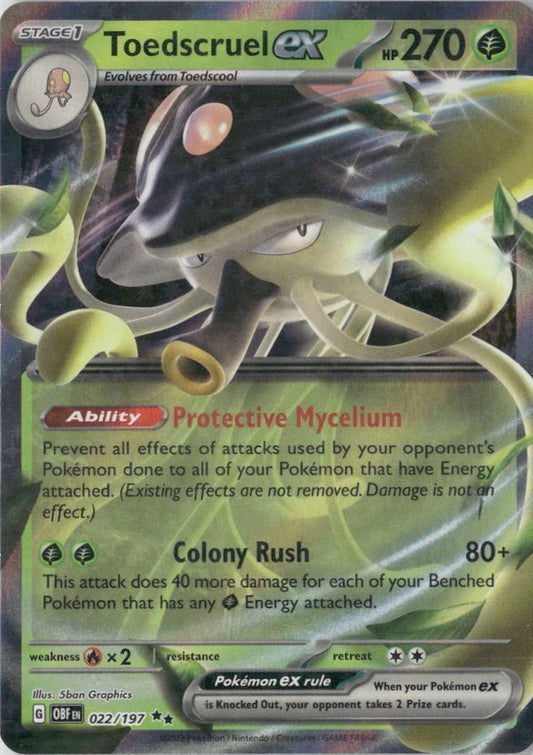 Toedscruel ex - SV03: Obsidian Flames