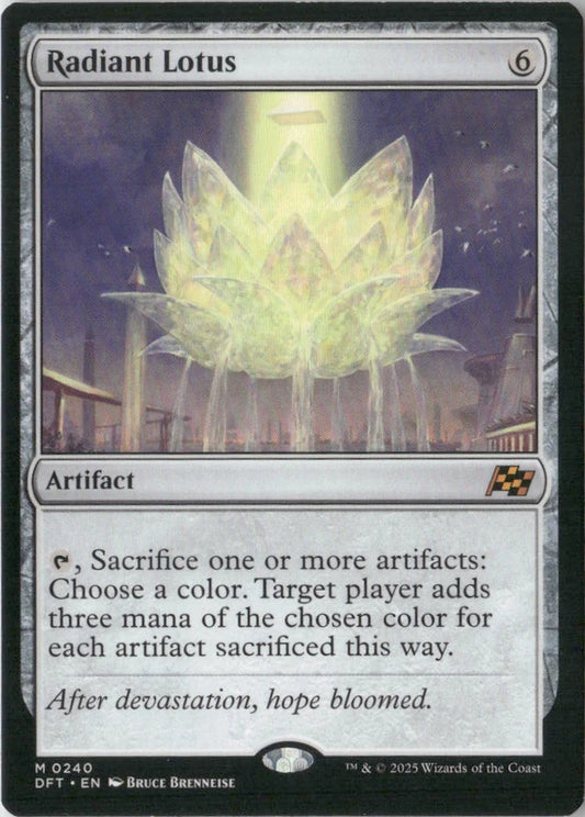 Scan Image | Radiant Lotus - Aetherdrift | [8FC1D5E4]
