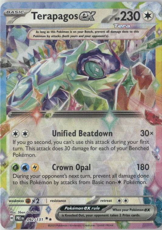Terapagos ex - 092/131 - SV: Prismatic Evolutions