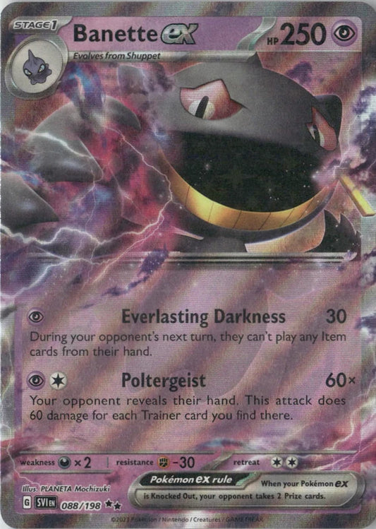 Banette ex - 088/198 - SV01: Scarlet & Violet Base Set