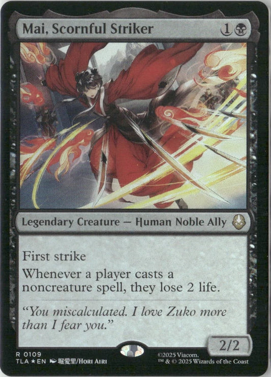 Scan Image | Mai, Scornful Striker - Avatar: The Last Airbender | [0F392BFB]