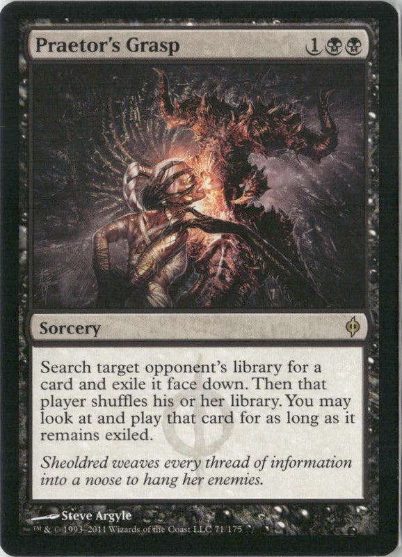 Scan Image | Praetor's Grasp - New Phyrexia | [188BEDD2]
