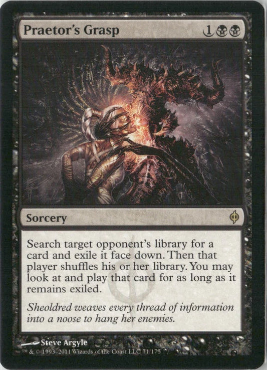 Scan Image | Praetor's Grasp - New Phyrexia | [188BEDD2]
