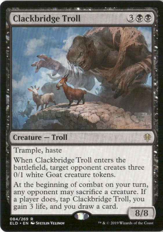 Clackbridge Troll - Throne of Eldraine
