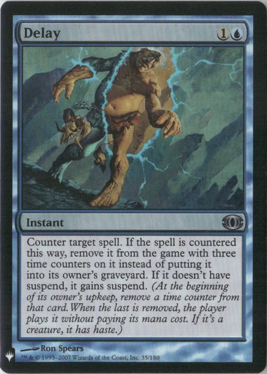 Scan Image | Delay - The List Reprints | [0668FE23]