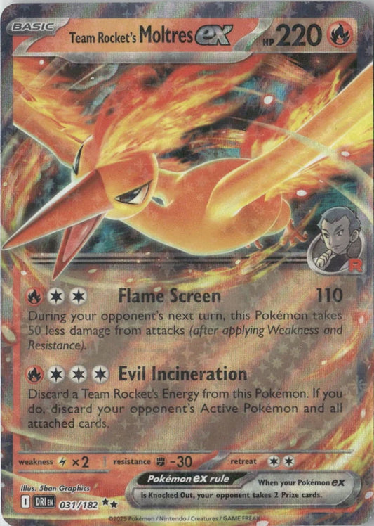 Team Rocket's Moltres ex - SV10: Destined Rivals