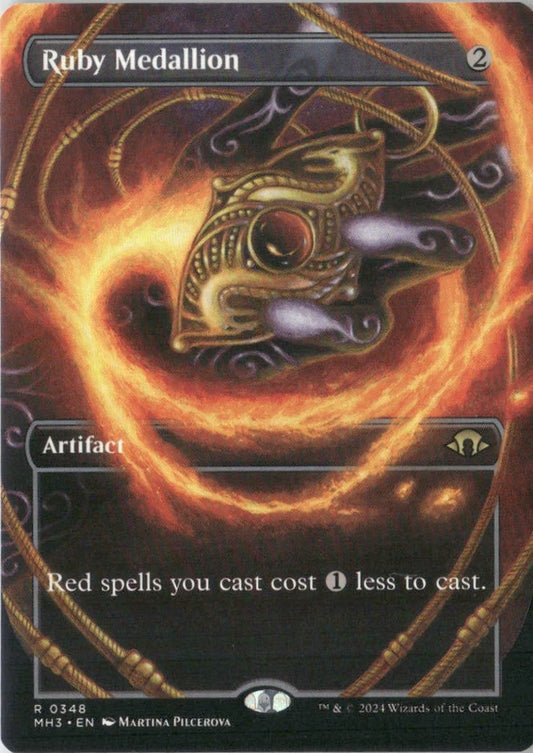 Scan Image | Ruby Medallion (Borderless) - Modern Horizons 3 | [14B7F653]