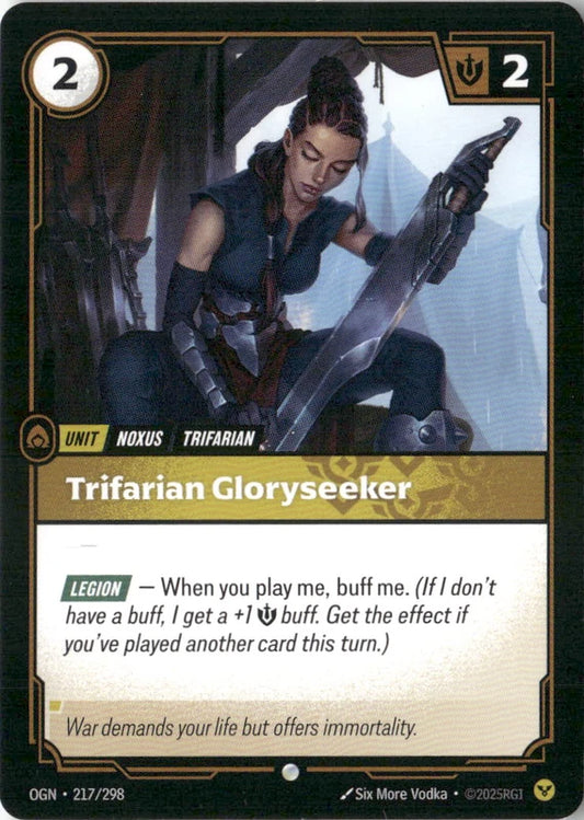 Trifarian Gloryseeker - Origins