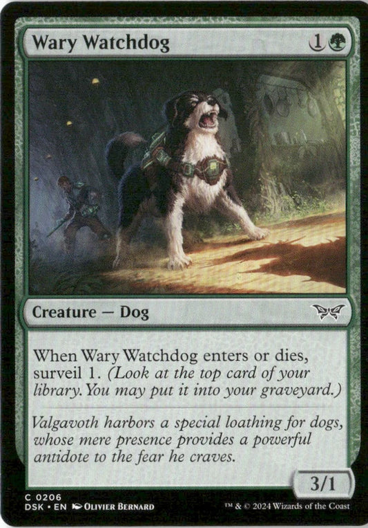 Wary Watchdog - Duskmourn: House of Horror