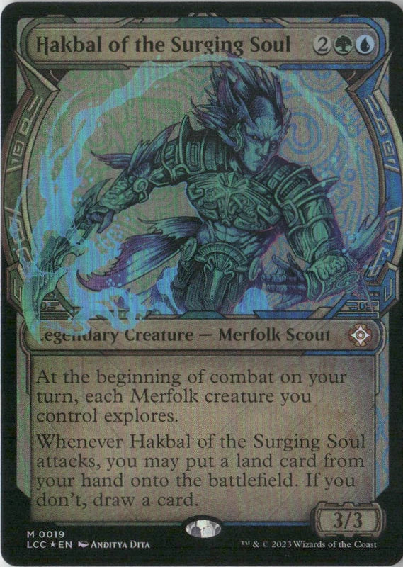 Scan Image | Hakbal of the Surging Soul (Showcase) - Commander: The Lost Caverns of Ixalan | [0C826957]