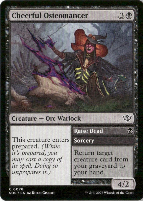 Cheerful Osteomancer - Secrets of Strixhaven