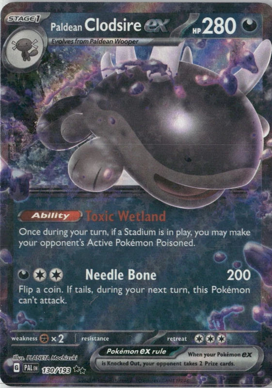 Paldean Clodsire ex - SV02: Paldea Evolved