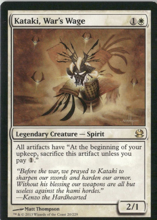 Scan Image | Kataki, War's Wage - Modern Masters | [FA7AACDC]
