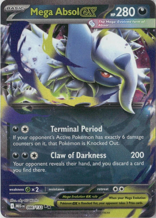 Mega Absol ex - 086/132 - ME01: Mega Evolution