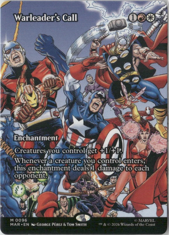 Scan Image | Warleader's Call (Borderless) - Marvel Universe Eternal-Legal | [AF463182]