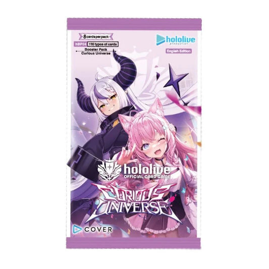 [hololive OFFICIAL CARD GAME] hBP04e Curious Universe - Booster Pack
