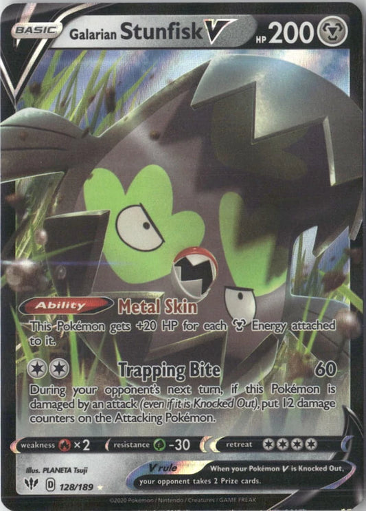 Galarian Stunfisk V - SWSH03: Darkness Ablaze