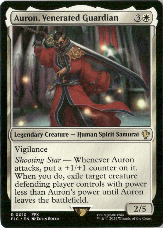 Auron, Venerated Guardian - Commander: FINAL FANTASY
