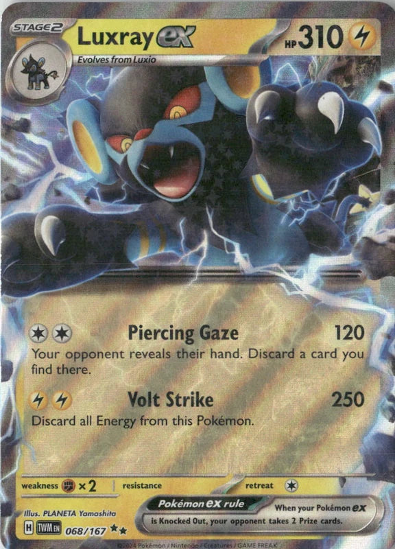 Luxray ex - 068/167 - SV06: Twilight Masquerade