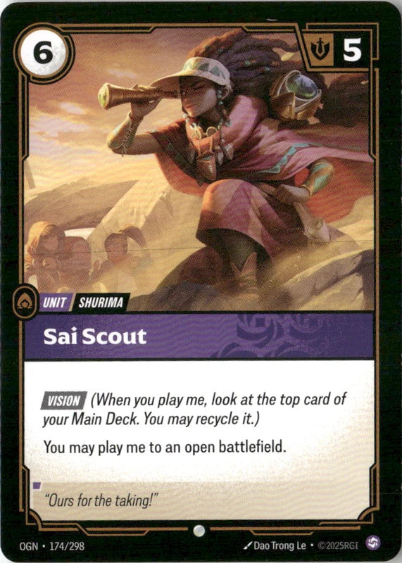 Sai Scout - Origins