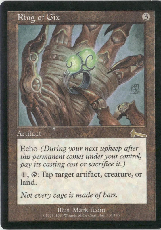 Scan Image | Ring of Gix - Urza's Legacy | [A5327AD0]
