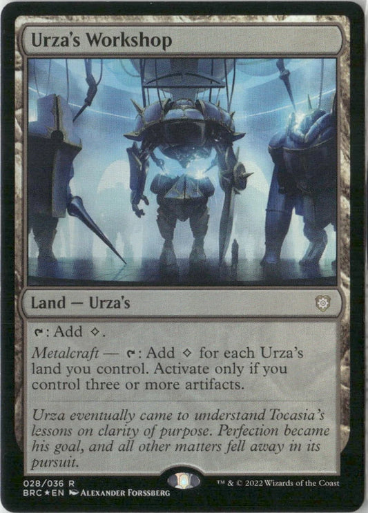 Scan Image | Urza's Workshop - Commander: The Brothers' War | [BC5DCA71]