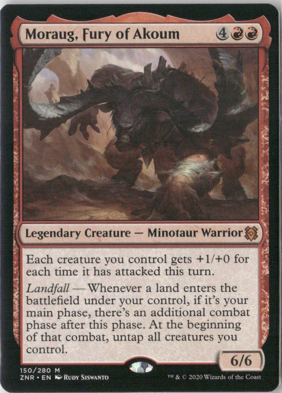 Scan Image | Moraug, Fury of Akoum - Zendikar Rising | [522A55B0]