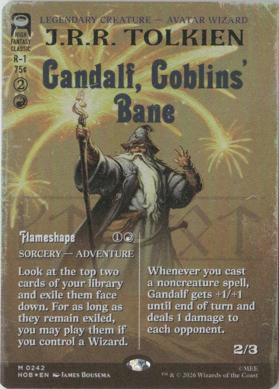 Scan Image | Gandalf, Goblins' Bane (Borderless) - The Hobbit | [919C4CF0]
