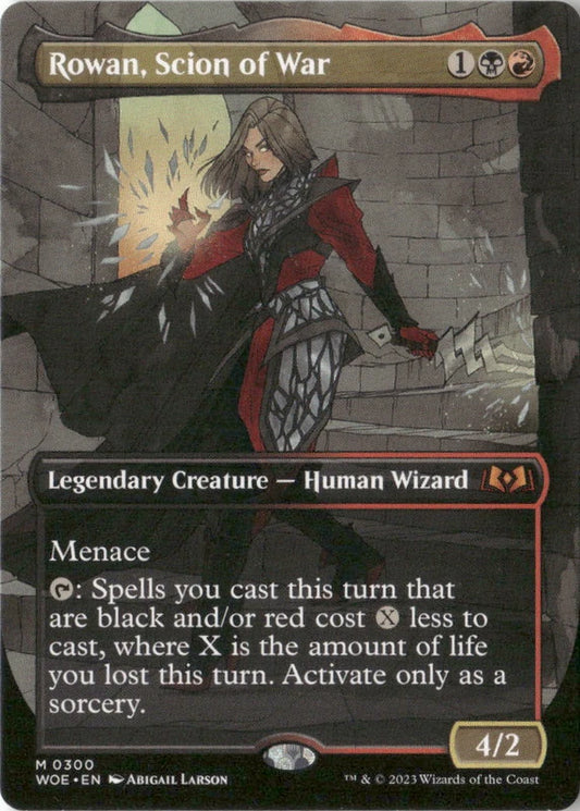 Rowan, Scion of War (Borderless) - Wilds of Eldraine