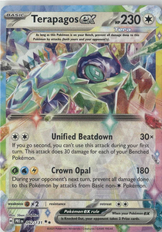 Terapagos ex - 092/131 - SV: Prismatic Evolutions
