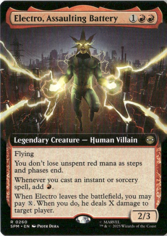 Scan Image | Electro, Assaulting Battery (Extended Art) - Marvel's Spider-Man | [23A3C1DF]