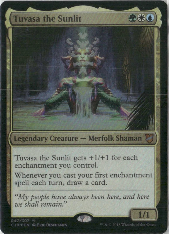 Scan Image | Tuvasa the Sunlit - Commander 2018 | [0C522A60]