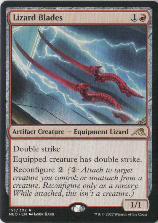 Scan Image | Lizard Blades - Kamigawa: Neon Dynasty | [6C2E08A8]