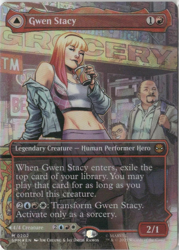 Scan Image | Gwen Stacy (0202) (Borderless) - Marvel's Spider-Man | [A770FA72]