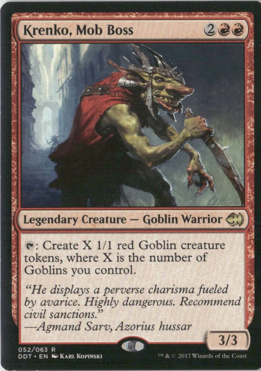 Scan Image | Krenko, Mob Boss - Duel Decks: Merfolk vs. Goblins | [A4735B7E]