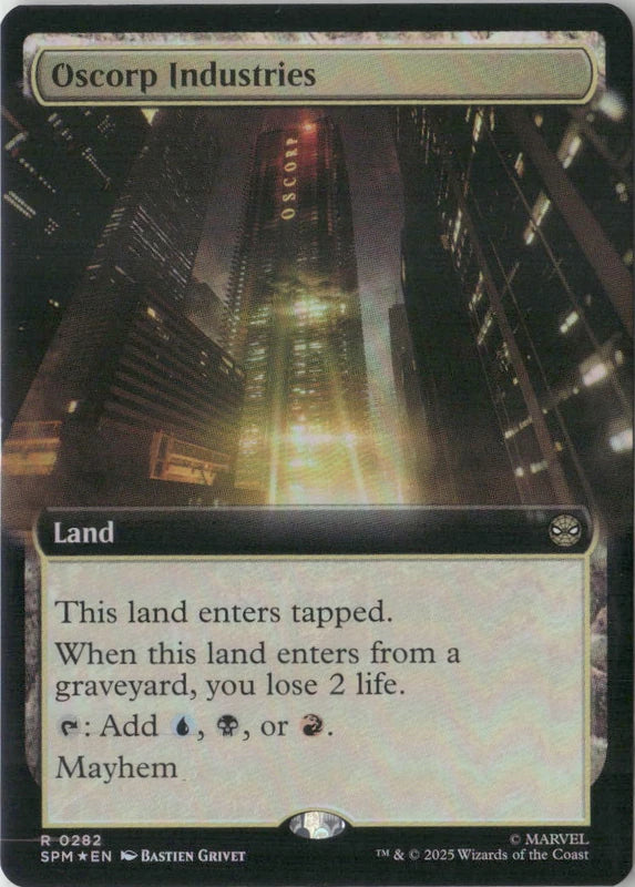 Scan Image | Oscorp Industries (Extended Art) - Marvel's Spider-Man | [936ADFCF]