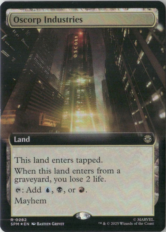 Scan Image | Oscorp Industries (Extended Art) - Marvel's Spider-Man | [936ADFCF]