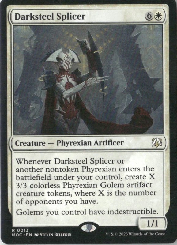 Scan Image | Darksteel Splicer - Commander: March of the Machine | [2CA50EC2]