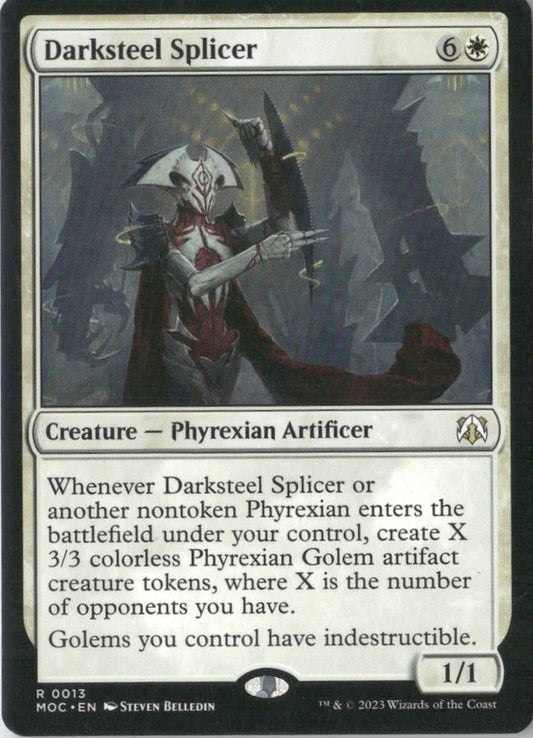 Scan Image | Darksteel Splicer - Commander: March of the Machine | [2CA50EC2]