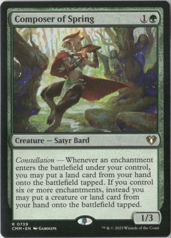 Scan Image | Composer of Spring - Commander Masters | [B18B41FC]