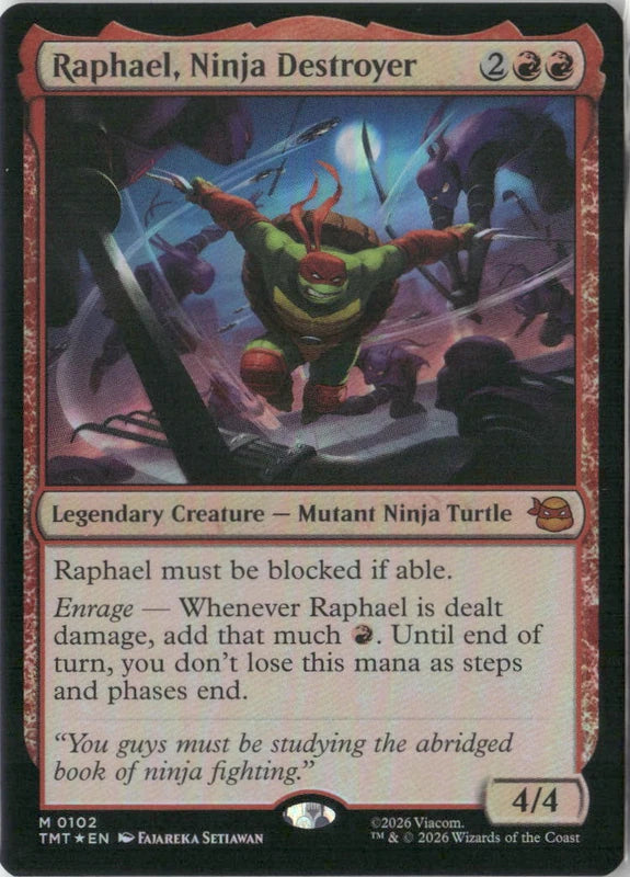 Scan Image | Raphael, Ninja Destroyer - Teenage Mutant Ninja Turtles | [5173089A]