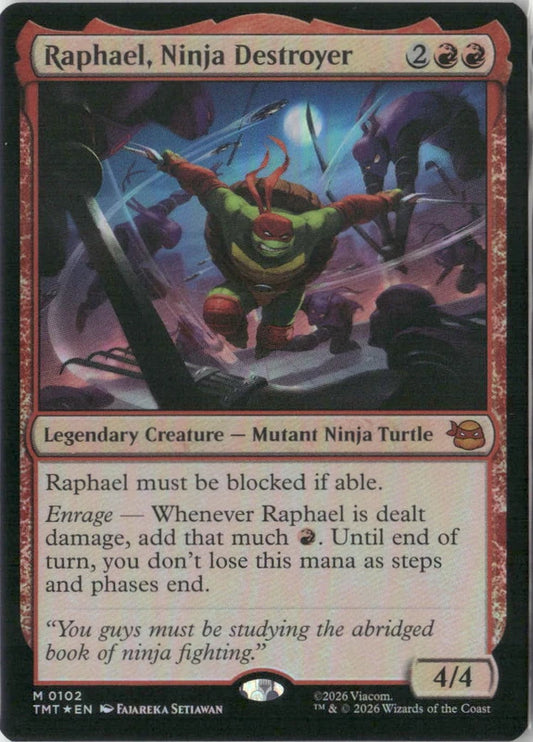Scan Image | Raphael, Ninja Destroyer - Teenage Mutant Ninja Turtles | [5173089A]