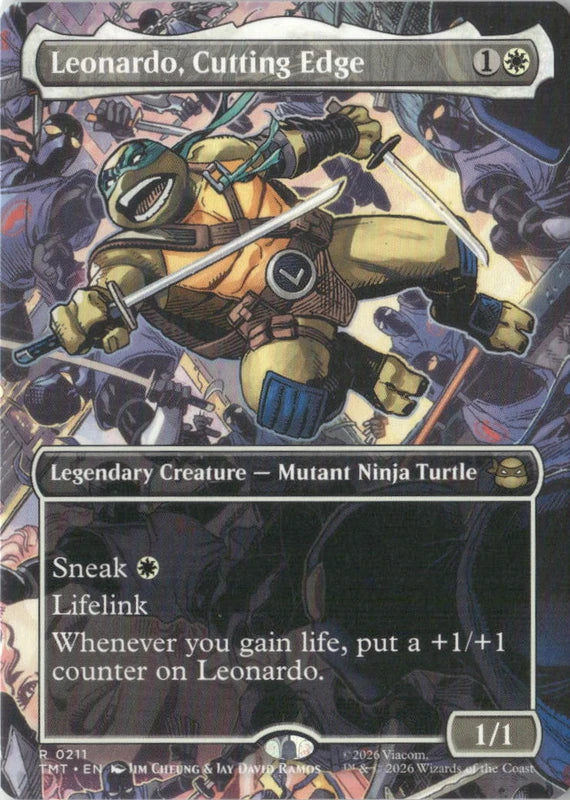 Scan Image | Leonardo, Cutting Edge (Borderless) - Teenage Mutant Ninja Turtles | [2DD4E1C2]