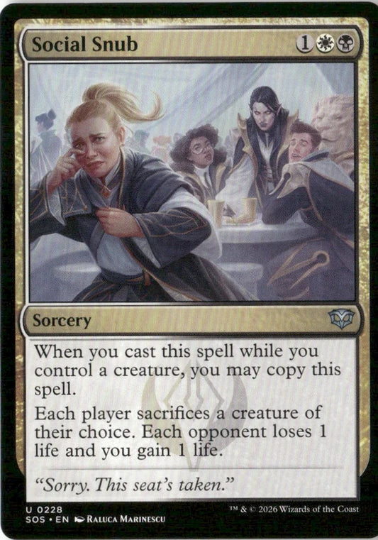 Social Snub - Secrets of Strixhaven