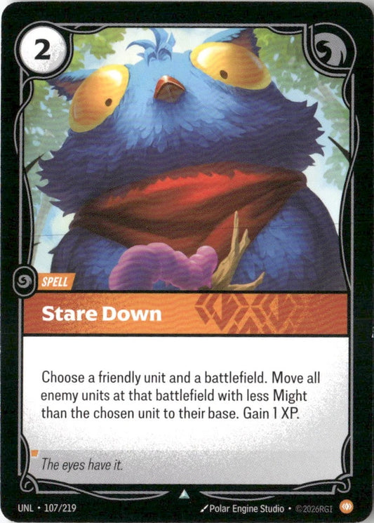 Stare Down - Unleashed
