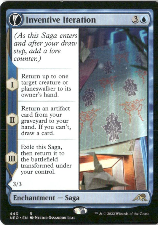 Inventive Iteration (Extended Art) - Kamigawa: Neon Dynasty