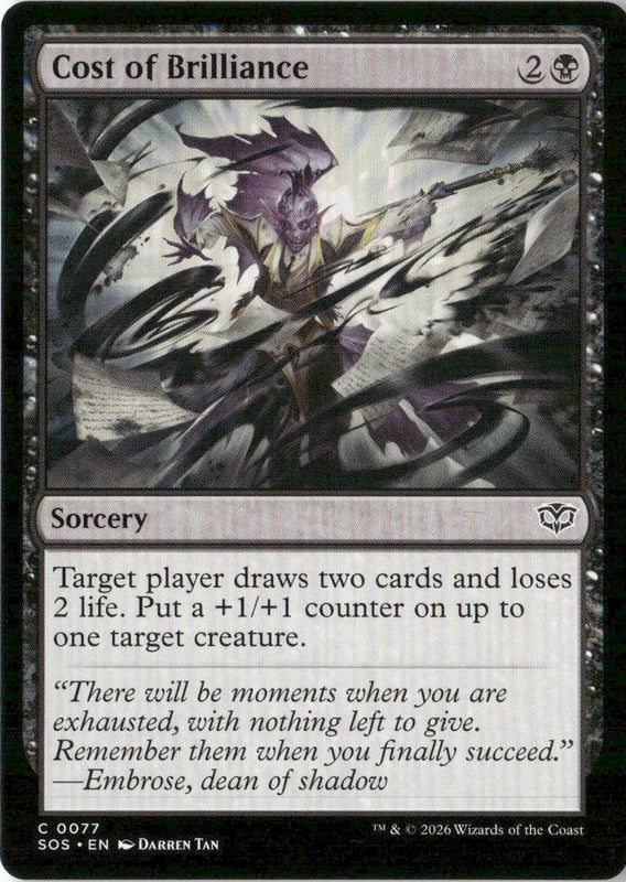 Cost of Brilliance - Secrets of Strixhaven